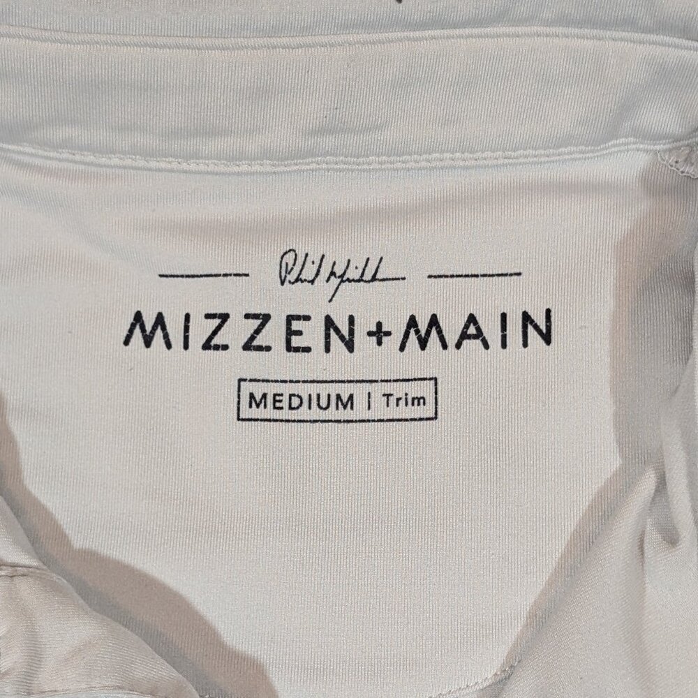 Mizzen+Main Phil Mickelson Performance Golf Polo Mens Medium Performance Stretch - Picture 2 of 9